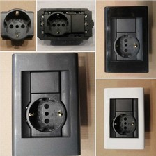 BTICINO LIVING CLASSIC PRESA SCHUKO SIEMENS BIPASSO usato e nuovo e PLACCHE