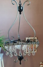 Lampadario a gocce allungate