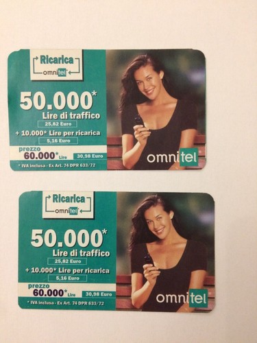 Ricarica telefonica omnitel - telefonica, di