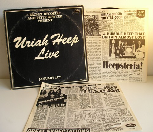 Uriah heep live 2lp 8page - live,