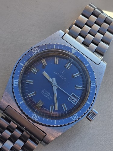 Vintage watch sub diver - diver, lanco