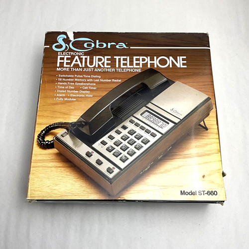 Telefono vintage cobra - vintage,