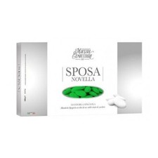 Maxtris | confetti italiani di mandorla 1 kg | sposa novella verde promessa  MAX