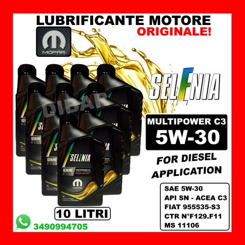 Olio selenia multipower 5w30 - olio,