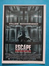 ESCAPE PLAN  FUGA DALL' INFERNO CARTOLINA FILM MINI LOCANDINA CIAK 2013 CM 10X14