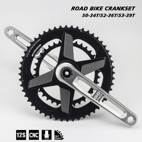 Guarnitura bici strada - guarnitura, 52-36t
