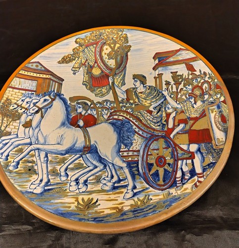 Piatto ceramica lustro - piatto, in