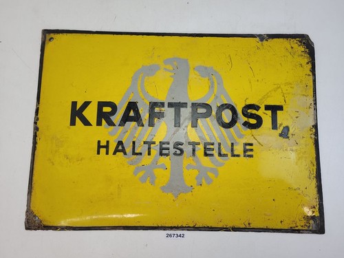 Insegna smaltata kraftpost - insegna,