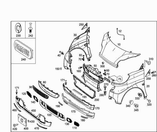 Mercedes w451 smart spoiler - w451,