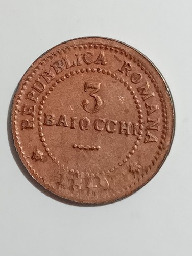 Moneta baiocchi repubblica - baiocchi,