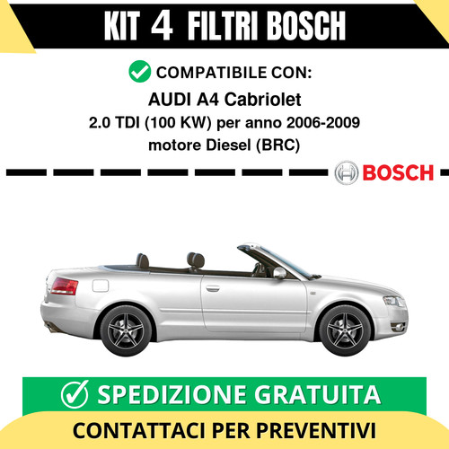 Kit bosch filtri tagliando - bosch, 4