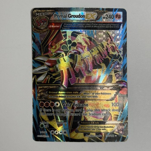 Carta pokémon primal groudon - primal,