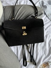 borsa In Pelle Scamosciata 