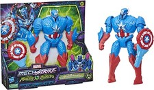 Marvel Monster Hunters Mech Strike Captain America Action Figure Hunter Suit