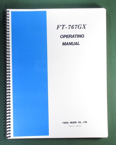 Yaesu 767gx manuale - yaesu,
