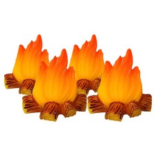  4 Pcs Caminetto Finto