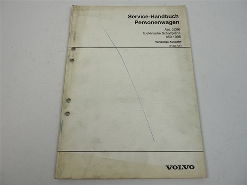Schemi elettrici volvo 850 - elettrici,