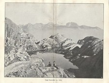 Stampa antica lago sucotto - stampa,
