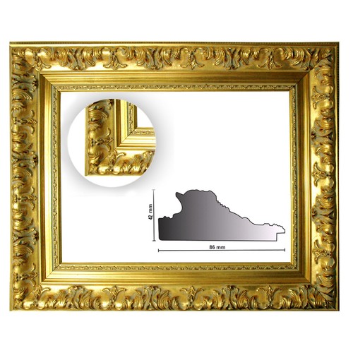 Cornice barocca oro finemente - cornice,
