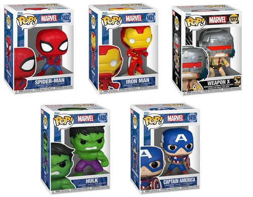 Funko pop marvel supereroi - funko,