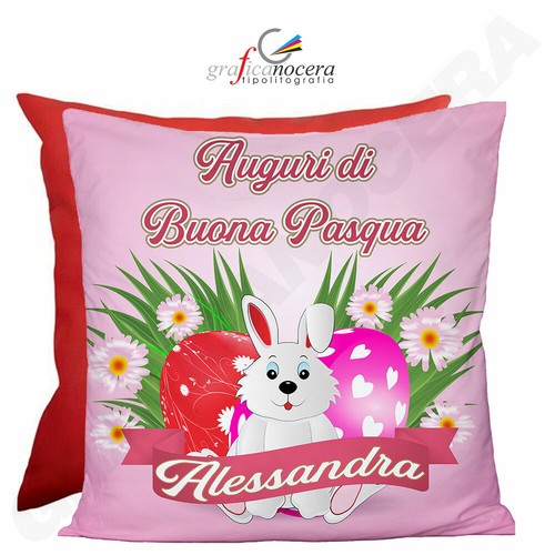 Cuscino quadrato pasqua - cuscino,