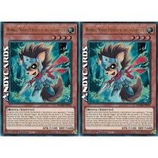 WONKO, NOBILE CAVALIERE DELLA FORESTA 2x • Ultra R • BLMM IT035 • 1Ed • Yugioh!