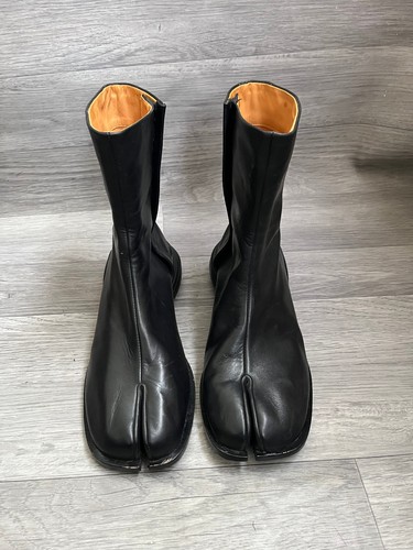 Stivali tabi pelle nera - stivali,