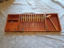 Pfeil Swiss Legno Intaglio Scalpello Sgorbia Utensili Scatola Originale o Nonno Personalizzato 