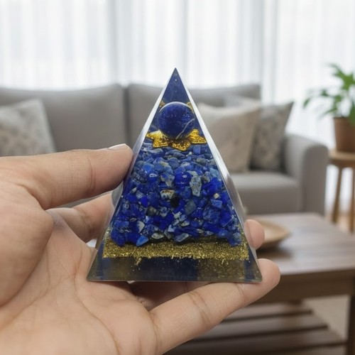 Piramide orgone lapislazzuli - piramide,