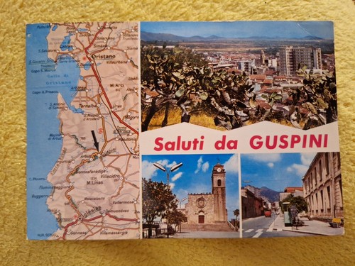 Cartolina saluti guspini - saluti, da