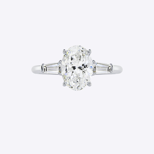 Anello con diamanti taglio