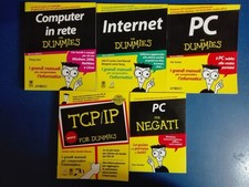 Lotto 5 libri PC COMPUTER IN RETE INTERNET TCP/IP FOR DUMMIES Apogeo informatica