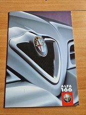 Brochure Alfa Romeo 166  Lingua Italiana 14 Pg Edz 01/1999