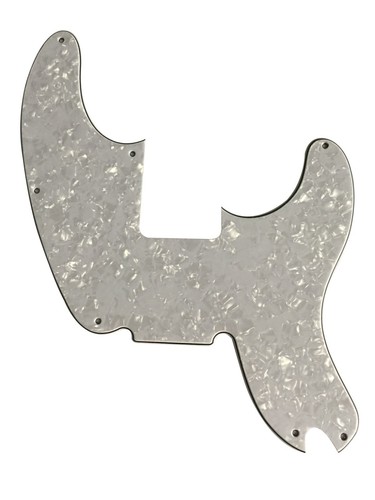 White pearl pickguard parte - white,