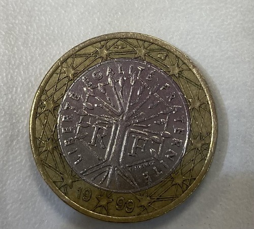 Moneta euro francese rara - da, 1