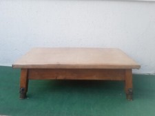 Grande Panca Da Allenamento Palestra In Legno E Cuoio Vintage