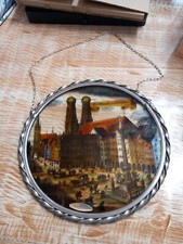 Quadretto In Vetro Dipinto A