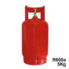 Bombola gas refrigerante R600a ricaricabile da 5 Kg