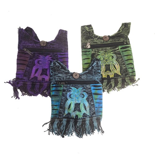 Borsa tracolla boho owl - tracolla,