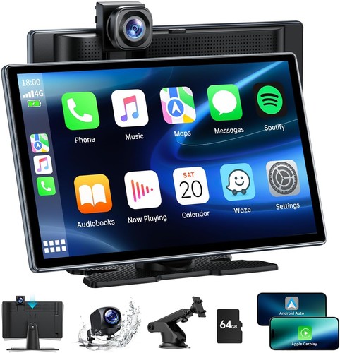 Dash cam autoradio - cam, 9"4k
