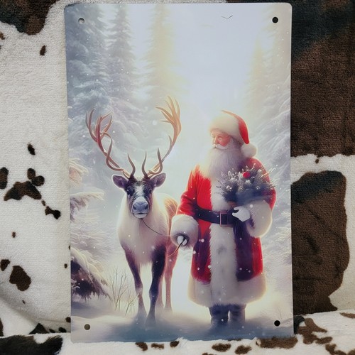 Babbo natale renna neve - renna,