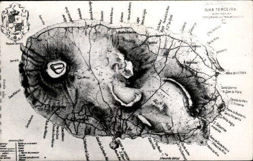 Mappa isola c1930 40s foto - isola, c1930-40s