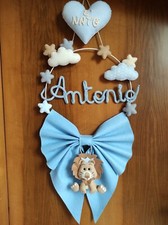 Fiocco nascita leoncino bimbo