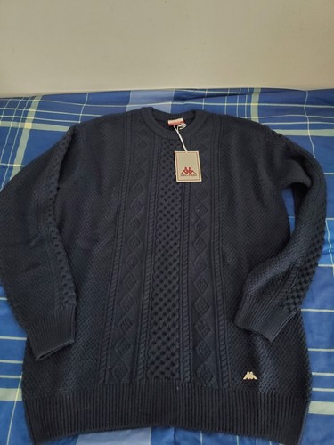 Maglione kappa uomo blu navy - uomo,