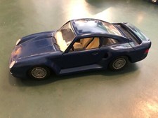modellino raro burago porsche 959 scala 1/24 colore blu rara