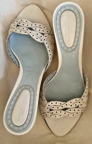 Sandali bottega veneta bianchi - bottega,