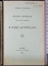 GIUDIZI LETTERARI SUI POETI