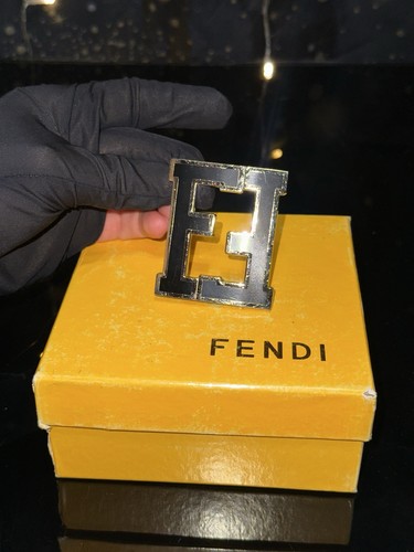 Fibbia per cintura fendi nera - per,