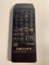 VTG SCOTT DA5001 remote for DA5001 5 Disc CD Player Made in Japan 1990s rare