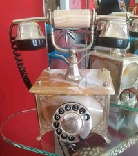 Telefono In Onice E Ottone
